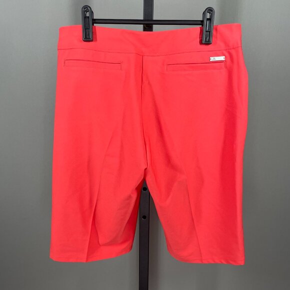 NEW Adidas Shorts Womens Medium coral pink bermuda adistar athletic - Picture 6 of 8